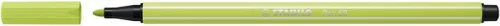 Filctoll, 1 mm, STABILO "Pen 68", limezöld