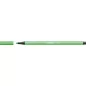 Filctoll, 1 mm, STABILO "Pen 68", smaragdzöld