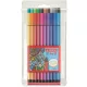 Filctoll készlet, 1 mm, STABILO "Pen 68", 20 különböző szín