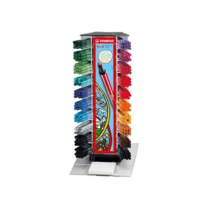   Filctoll display, 1 mm, STABILO "Pen 68", vegyes színek