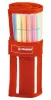 Filctoll, készlet, 1 mm, felcsavarható szett, STABILO "Pen 68", 30 különböző szín
