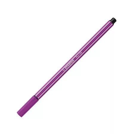 Filctoll készlet, 1 mm, STABILO "Pen 68", 30 különböző szín