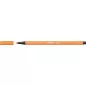   Filctoll, 1 mm, STABILO "Pen 68", halvány narancssárga