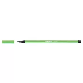 Filctoll, 1 mm, STABILO "Pen 68", levél zöld