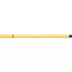 Filctoll, 1 mm, STABILO "Pen 68", sárga