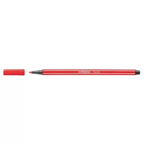 Filctoll, 1 mm, STABILO "Pen 68", kármin piros