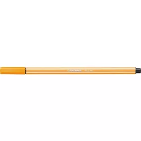 Filctoll, 1 mm, STABILO "Pen 68", narancssárga