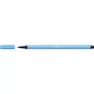 Filctoll, 1 mm, STABILO "Pen 68", azúrkék