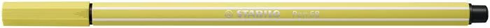 Filctoll, 1 mm, STABILO "Pen 68", mustár