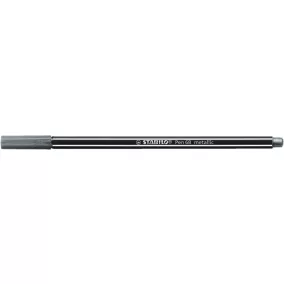   Filctoll, 1,4 mm, STABILO "Pen 68 metallic", ezüst