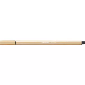 Filctoll, 1 mm, STABILO "Pen 68", világosokker
