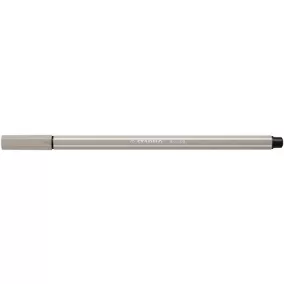 Filctoll, 1 mm, STABILO "Pen 68", melegszürke