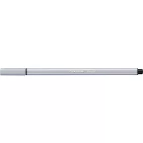 Filctoll, 1 mm, STABILO "Pen 68", világos szürke