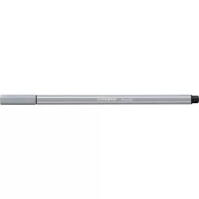 Filctoll, 1 mm, STABILO "Pen 68", közép szürke