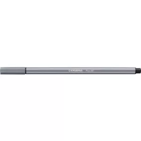 Filctoll, 1 mm, STABILO "Pen 68", sötét szürke