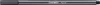 Filctoll, 1 mm, STABILO "Pen 68", mély szürke