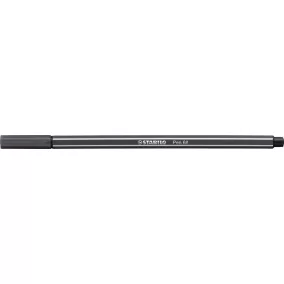 Filctoll, 1 mm, STABILO "Pen 68", mély szürke