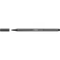 Filctoll, 1 mm, STABILO "Pen 68", mély szürke