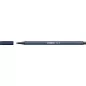 Filctoll, 1 mm, STABILO "Pen 68", éj szürke