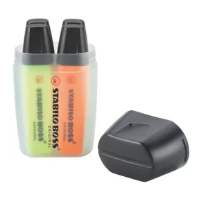   Szövegkiemelő készlet, 2-5 mm, STABILO "Boss Big Box", 4 különböző szín