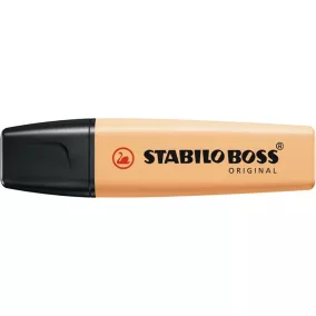   Szövegkiemelő, 2-5 mm, STABILO "BOSS original Pastel", fakó narancs