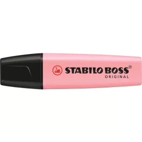   Szövegkiemelő, 2-5 mm, STABILO "BOSS original Pastel", rózsa