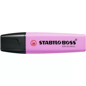   Szövegkiemelő, 2-5 mm, STABILO "BOSS original Pastel", deres málna