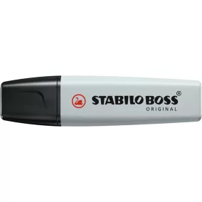   Szövegkiemelő, 2-5 mm, STABILO "BOSS original Pastel", poros szürke