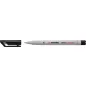   Alkoholmentes marker, OHP, 0,7 mm, STABILO "OHPen F", fekete