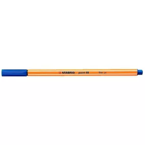 Tűfilc, 0,4 mm, STABILO "Point 88", kék