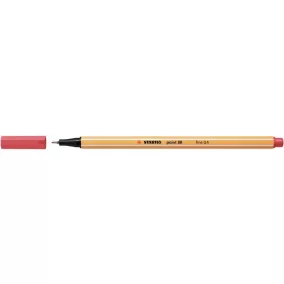 Tűfilc, 0,4 mm, STABILO "Point 88", rozsdavörös