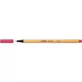 Tűfilc, 0,4 mm, STABILO "Point 88", eperpiros