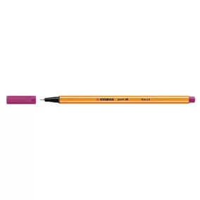 Tűfilc, 0,4 mm, STABILO "Point 88", sötétlila