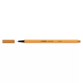 Tűfilc, 0,4 mm, STABILO "Point 88", okkersárga
