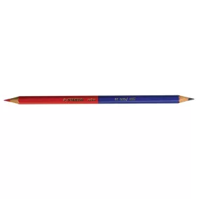   Postairón, hatszögletű, STABILO "979/815", piros-kék