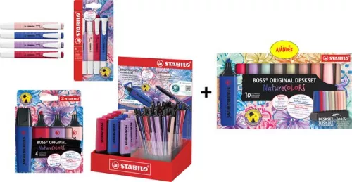 Írószer csomag, STABILO "Wildflowers"