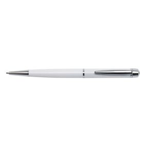   Golyóstoll, fehér "Lille Pen", fehér SWAROVSKI® kristállyal, 14cm, ART CRYSTELLA®