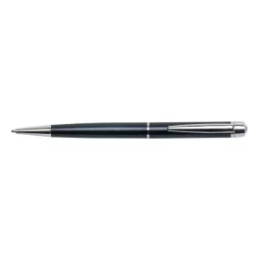   Golyóstoll, fekete "Lille Pen", fehér SWAROVSKI® kristállyal, 14cm, ART CRYSTELLA®