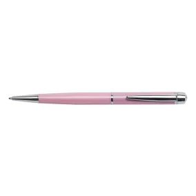   Golyóstoll, rózsaszín "Lille Pen", fehér SWAROVSKI® kristállyal, 14cm, ART CRYSTELLA®