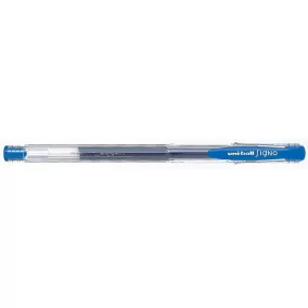   Zseléstoll, 0,3 mm, kupakos, UNI "UM-100 Signo Micro", kék