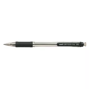   Golyóstoll, 0,4 mm, nyomógombos, UNI "SN-101 Laknock Fine", fekete