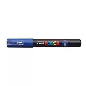 Dekormarker, 0,7-1,0 mm, UNI "Posca PC-1M", kék