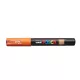 Dekormarker, 0,7-1,0 mm, UNI "Posca PC-1M", narancs