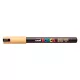 Dekormarker, 0,7 mm, UNI "Posca PC-1MR", barack