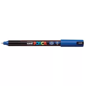 Dekormarker, 0,7 mm, UNI "Posca PC-1MR", kék