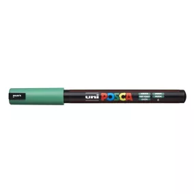 Dekormarker, 0,7 mm, UNI "Posca PC-1MR", zöld