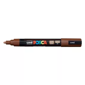 Dekormarker, 0,9-1,3 mm, UNI "Posca PC-3M", barna