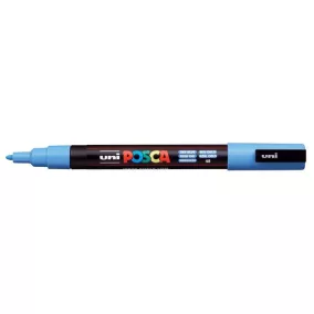   Dekormarker, 0,9-1,3 mm, UNI "Posca PC-3M", égszínkék