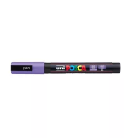   Dekormarker, 0,9-1,3 mm, UNI "Posca PC-3M", halványlila