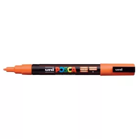   Dekormarker, 0,9-1,3 mm, UNI "Posca PC-3M", narancssárga